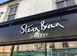 Steven Brown Gallery Signage